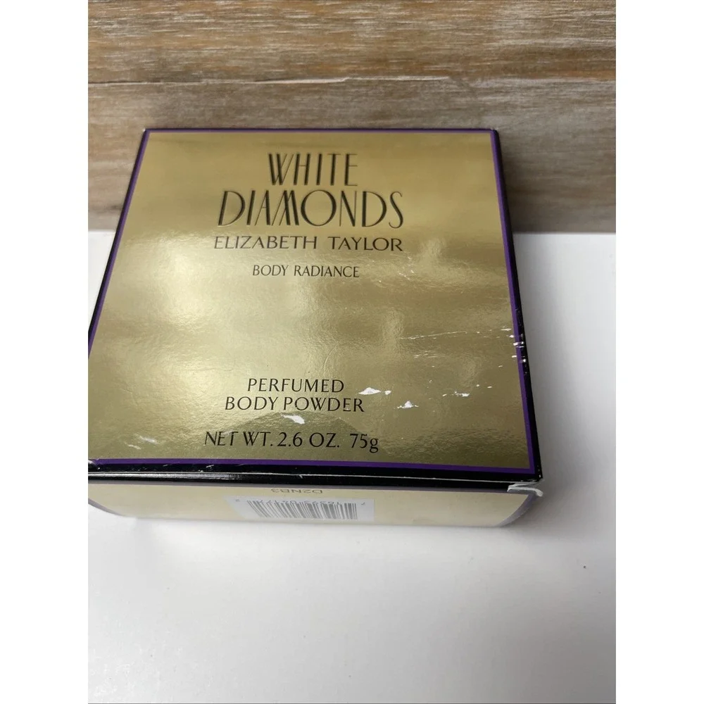 Elizabeth Taylor White Diamonds Body Powder 2.6oz – Perfumed Radiance Powder New